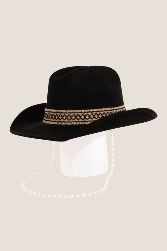 Texas Ornate Band Cowboy Hat