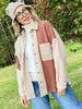 The Granny Patchwork Brown and Cream Long Sleeve Jacket (S-XL)