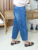 Annie Wear Mid Rise Barrel Leg Jeans with Pockets