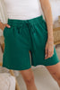 French Terry Mid Rise Drawstring Shorts (S-L)