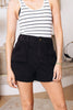 High Waisted Solid Denim Shorts (S-3XL)