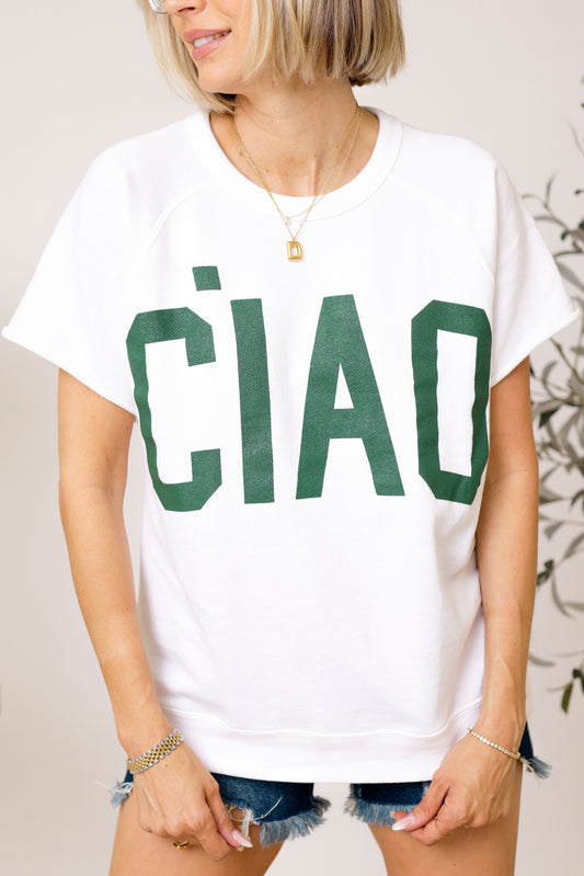 RESTOCKED- Ciao French Terry Graphic Tee (S-3XL)