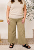 Mica Denim - The GOAT Olive Wide Leg Crop Jeans (0-22W)