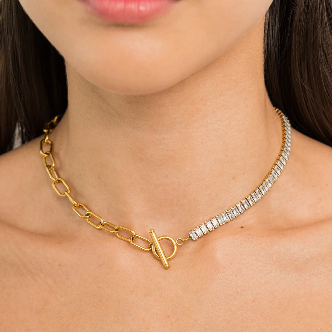 Pre-sale - Waterproof Tennis and Paperclip Choker