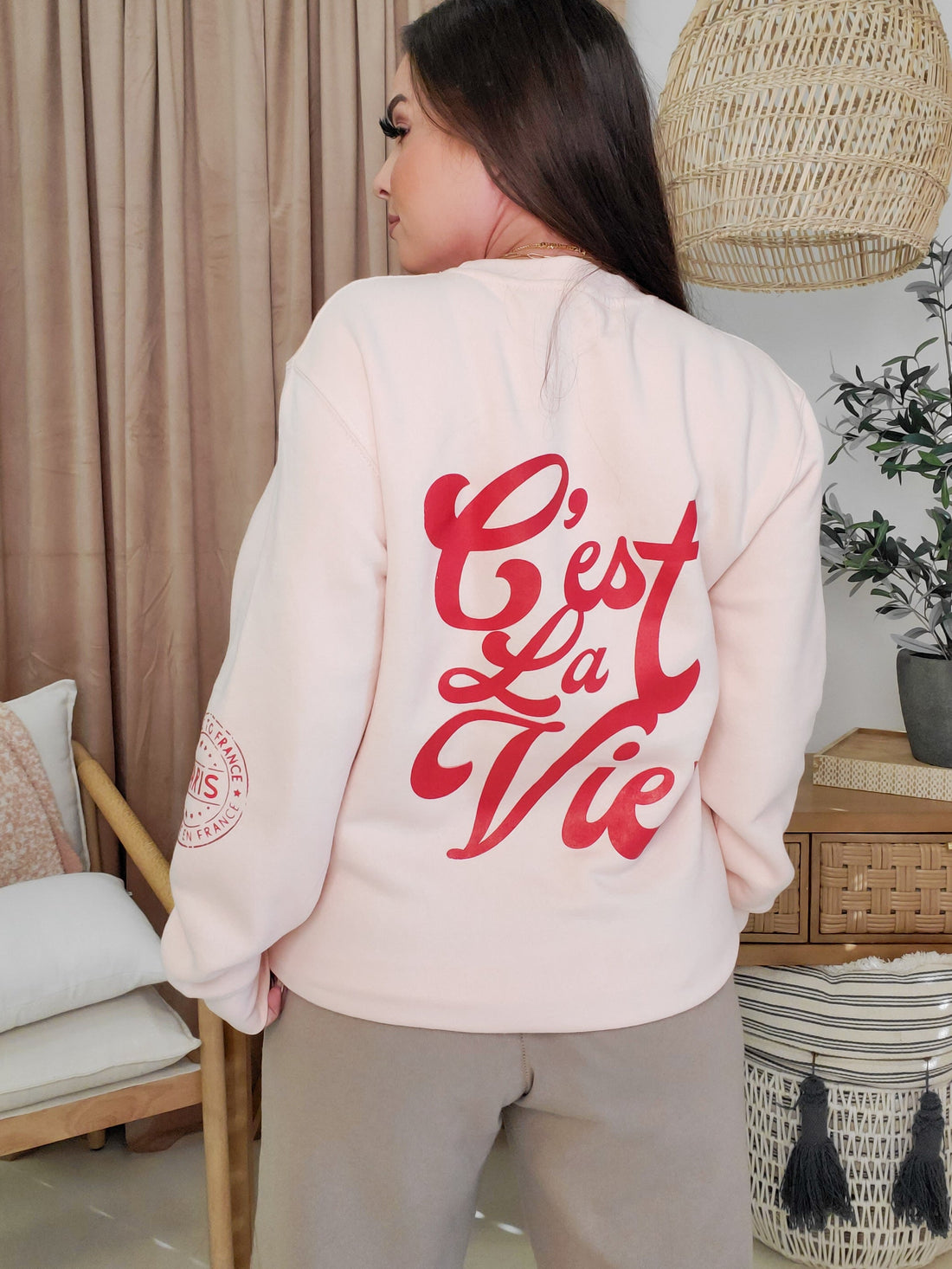 Cest La Vie Graphic Sweatshirt (S-3XL)