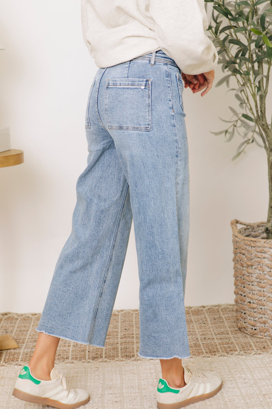 RESTOCKED! Mica Trendsetter Cropped Wide Leg Jeans (0-22W)