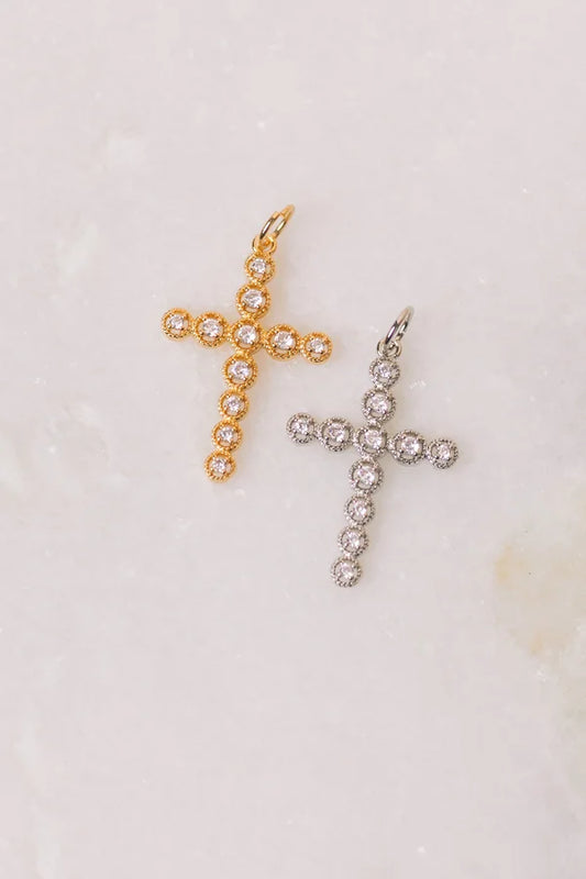 Oak & Ivy - Diamond Cross Pendant