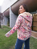 Garden Candy Printed Long Sleeve Hooded Jacket (S-XL)