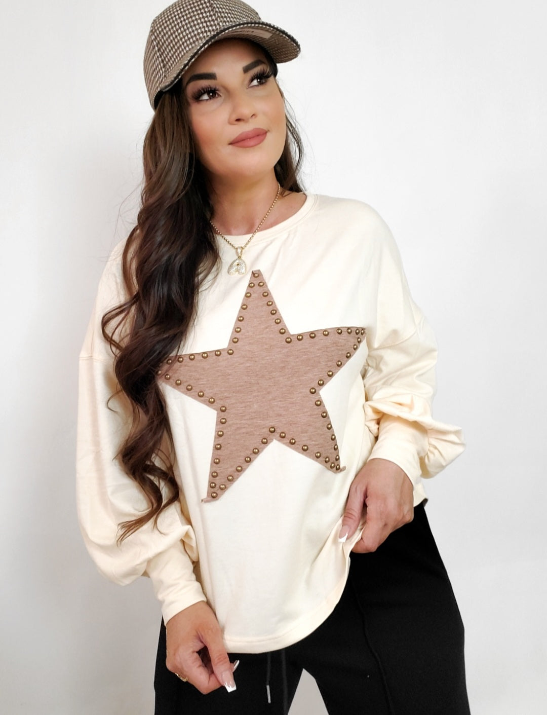 The Taylor Star Studded  Top (S-XL)