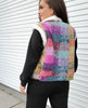 Skittles  Plaid Fleece Vest Small to 3xl