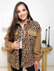 Oversized Leopard Printed Fleece Jacket (S-3XL)