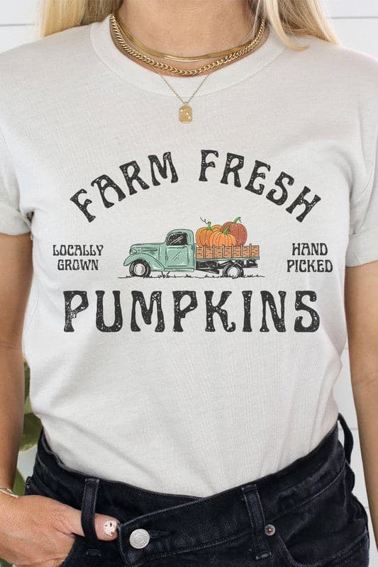 Farm Fresh Pumpkins Graphic Tee (S-XL)