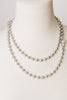 Oak & Ivy - 42” Waterproof Large Ball Chain with Pave Clasp