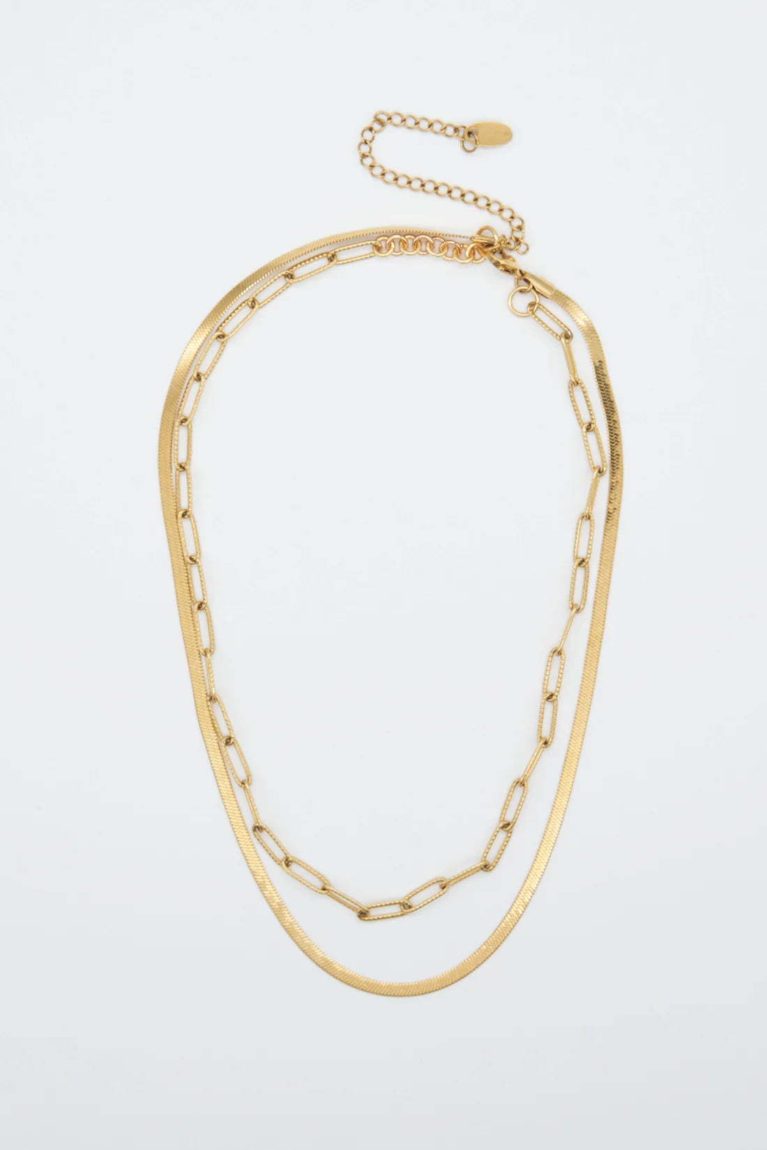 Pre-sale - Waterproof Herringbone Layered Necklace