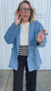 VERY Demure Boyfriend Denim Blazer Jacket