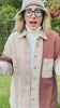 The Granny Patchwork Brown and Cream Long Sleeve Jacket (S-XL)