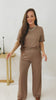 The Sunday Set Round Neck Top and Pants Set (S-XL)