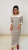 The Emily Knit Striped Sweater Dress S-XL