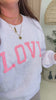 Love Puff Knit Graphic Sweater (S-3XL)