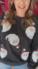 Happy Santa Pullover Sweatshirt S-2xl