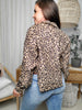 Jaxx Leopard Button Down Long Sleeve Jacket (S-XL)