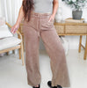 Restock Expected Doorbuster - Acid Wash Fleece Palazzo Sweatpants with Pockets (S-L)