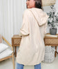 Fireside Devine Button Up Long Sleeve Hooded Cardigan (S-XL)