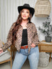 Jaxx Leopard Button Down Long Sleeve Jacket (S-XL)