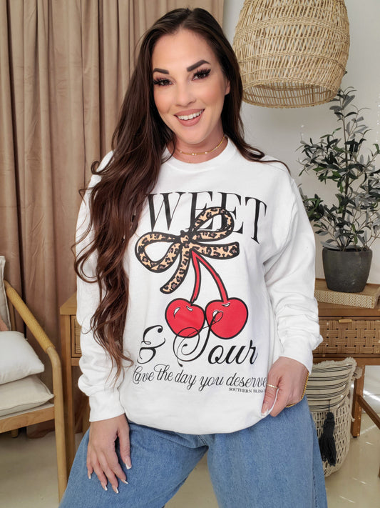 Sweet & Sour Graphic Sweatshirt (S-3XL)