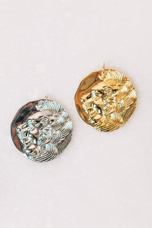 Oak & Ivy - Lion Coin Pendant