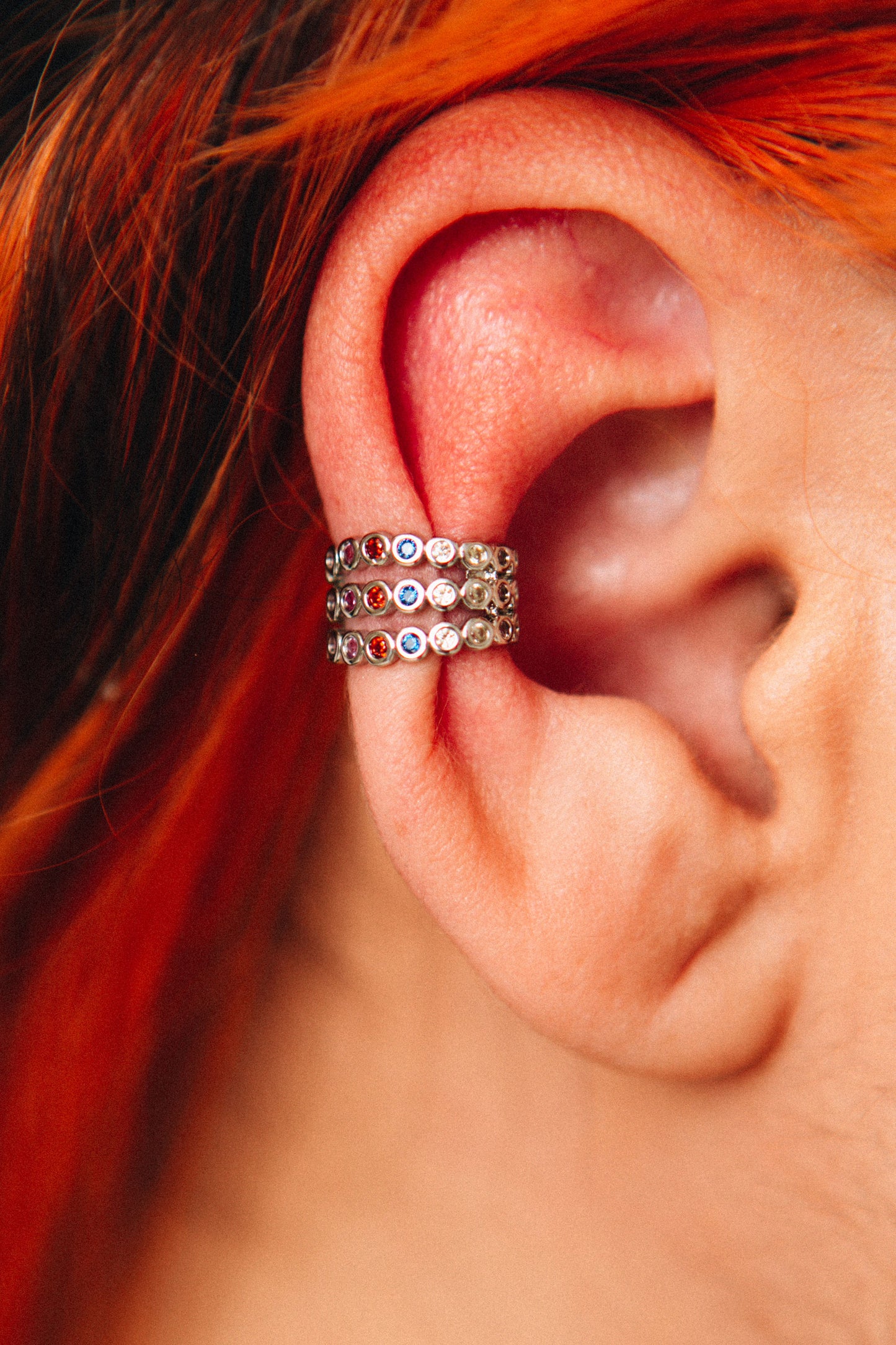 Ivy Exclusive - Over the Rainbow Triple Stack Ear Cuff