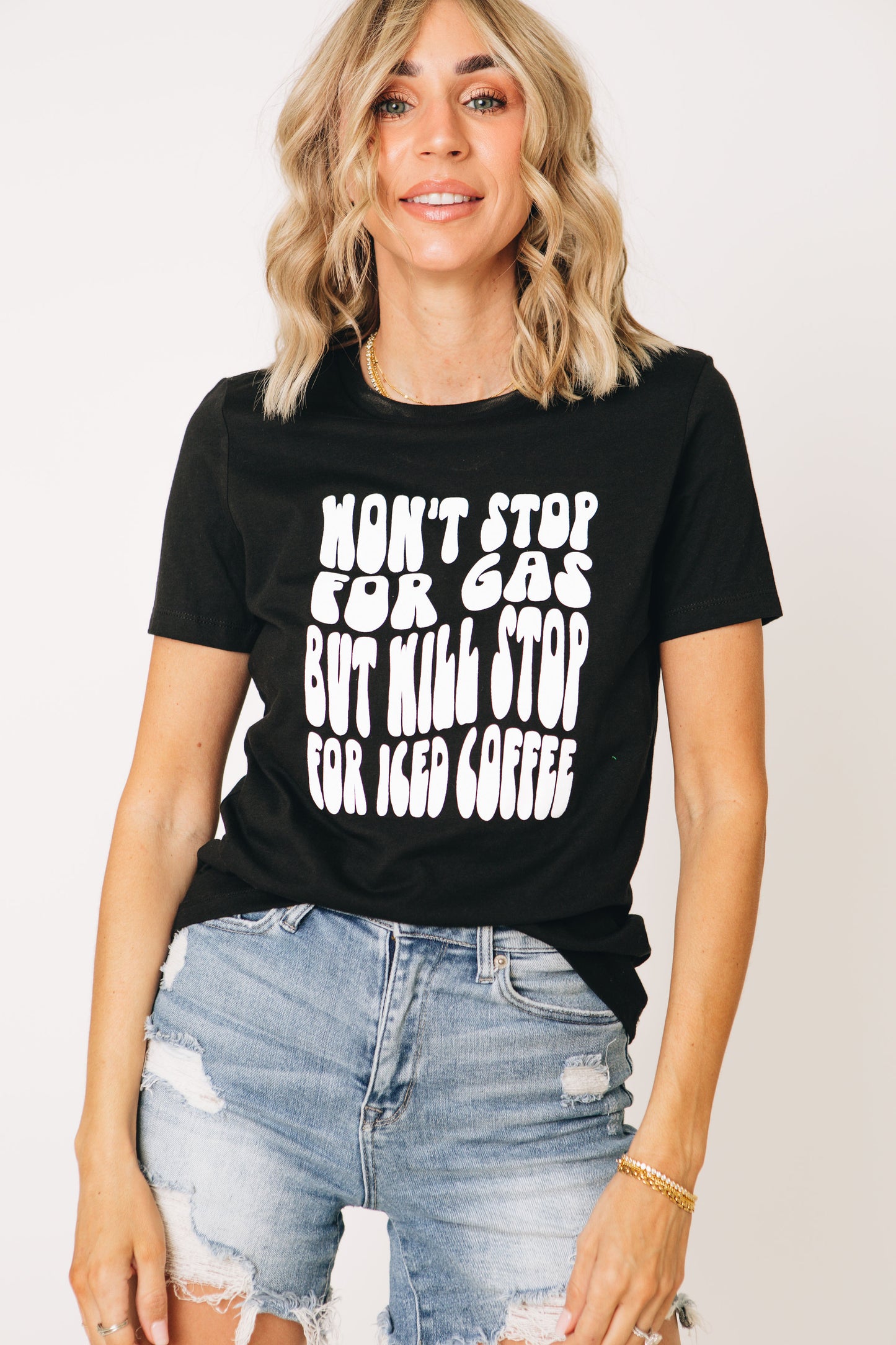 Will Stop For Coffee Graphic Tee (S-XL)