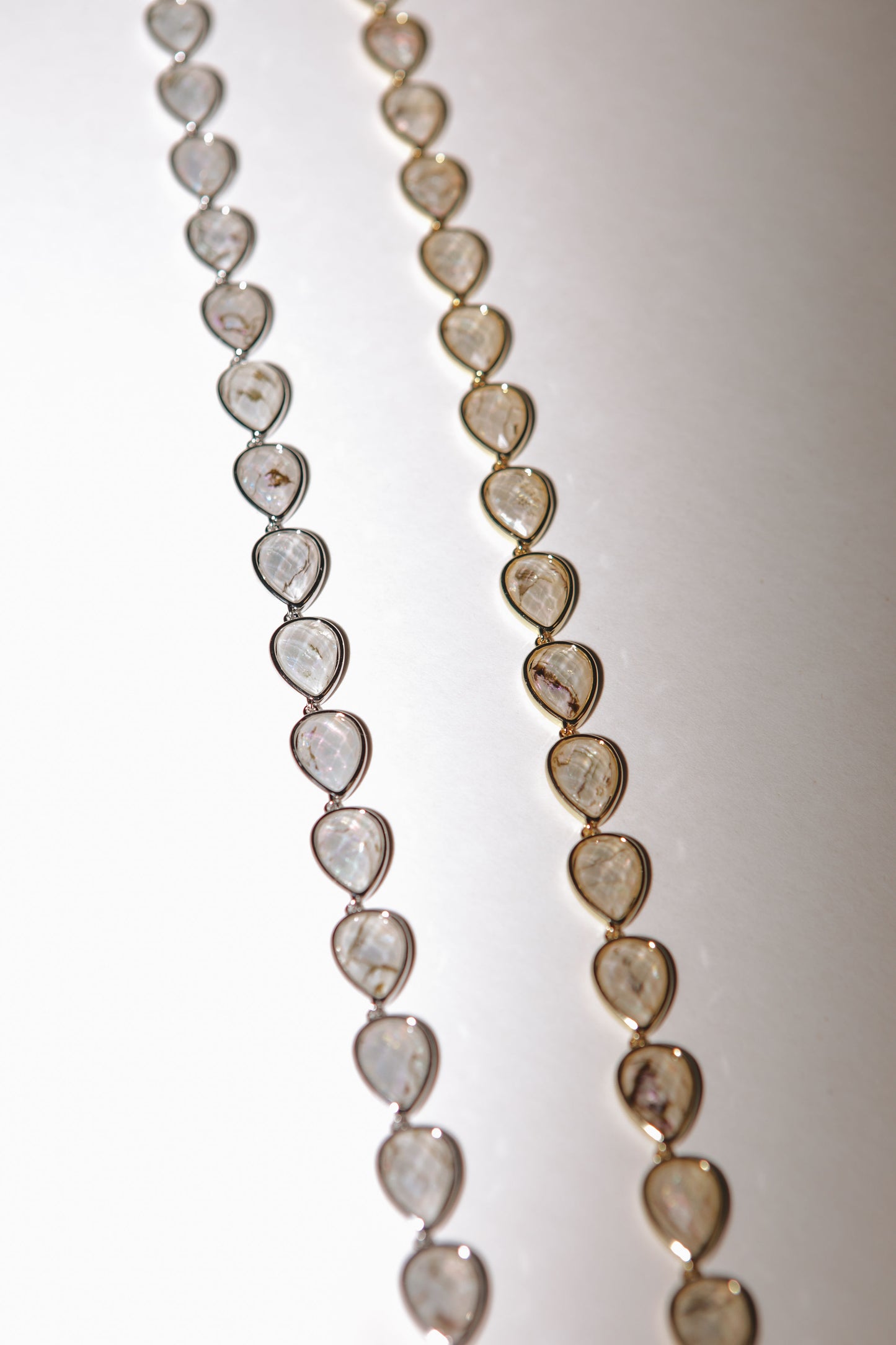 EXOI Custom Chaisin' Waterfalls White Abalone Necklace