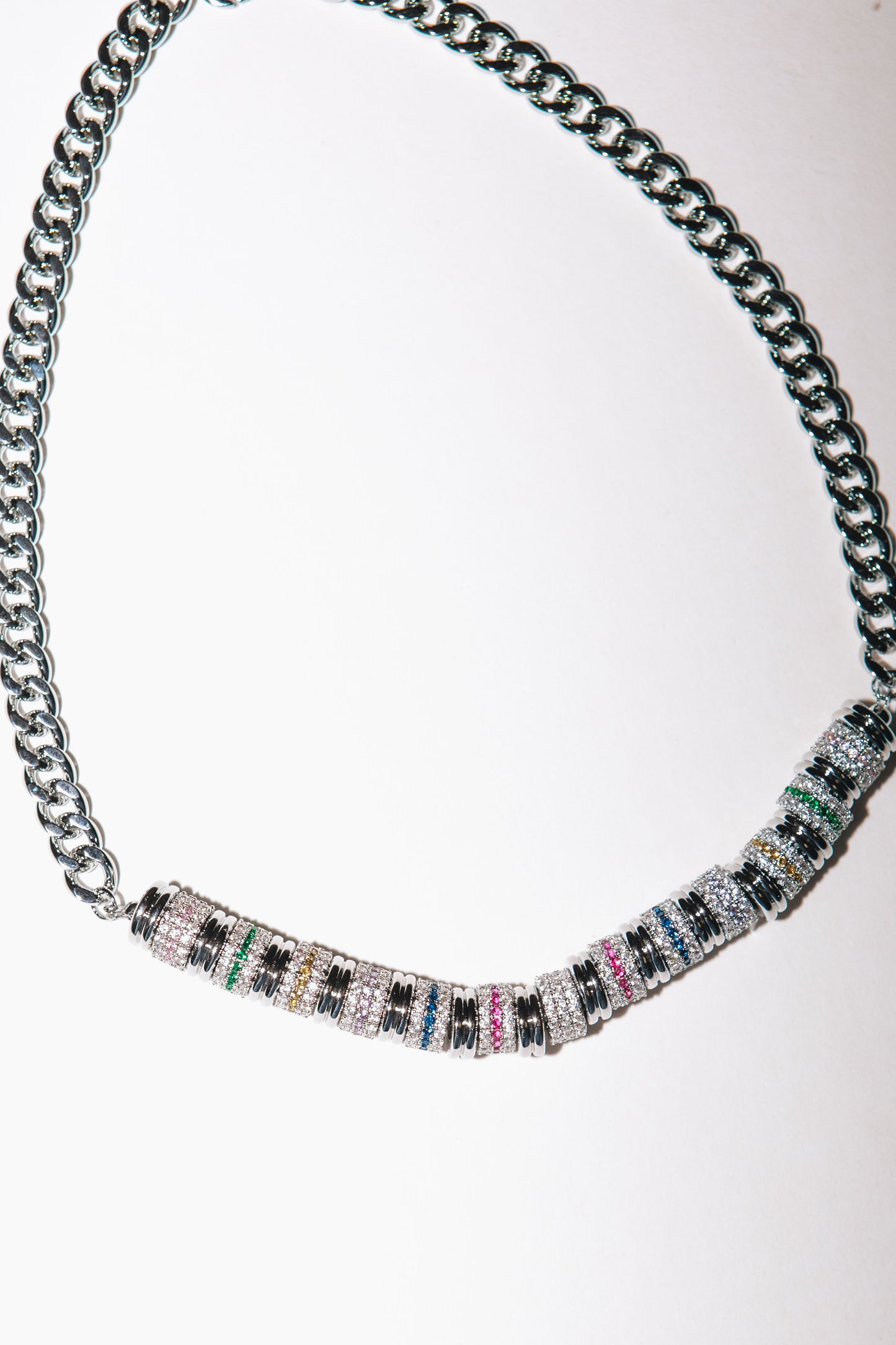Ivy Exclusive - Honestly Can't Even Tennis Necklace with Pave Spacers