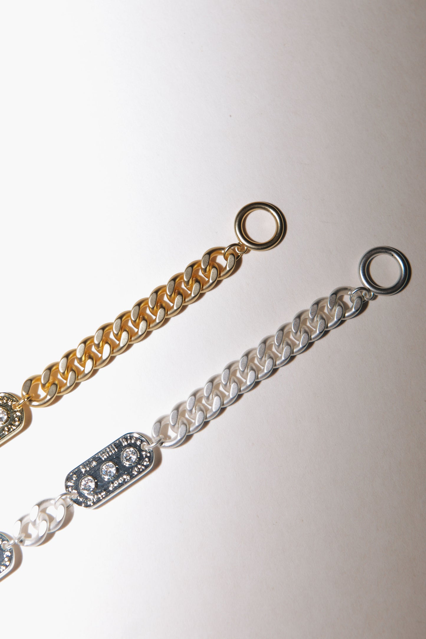 EXOI Custom Keep Fighting Hidden Message Cuban Chain Bracelet