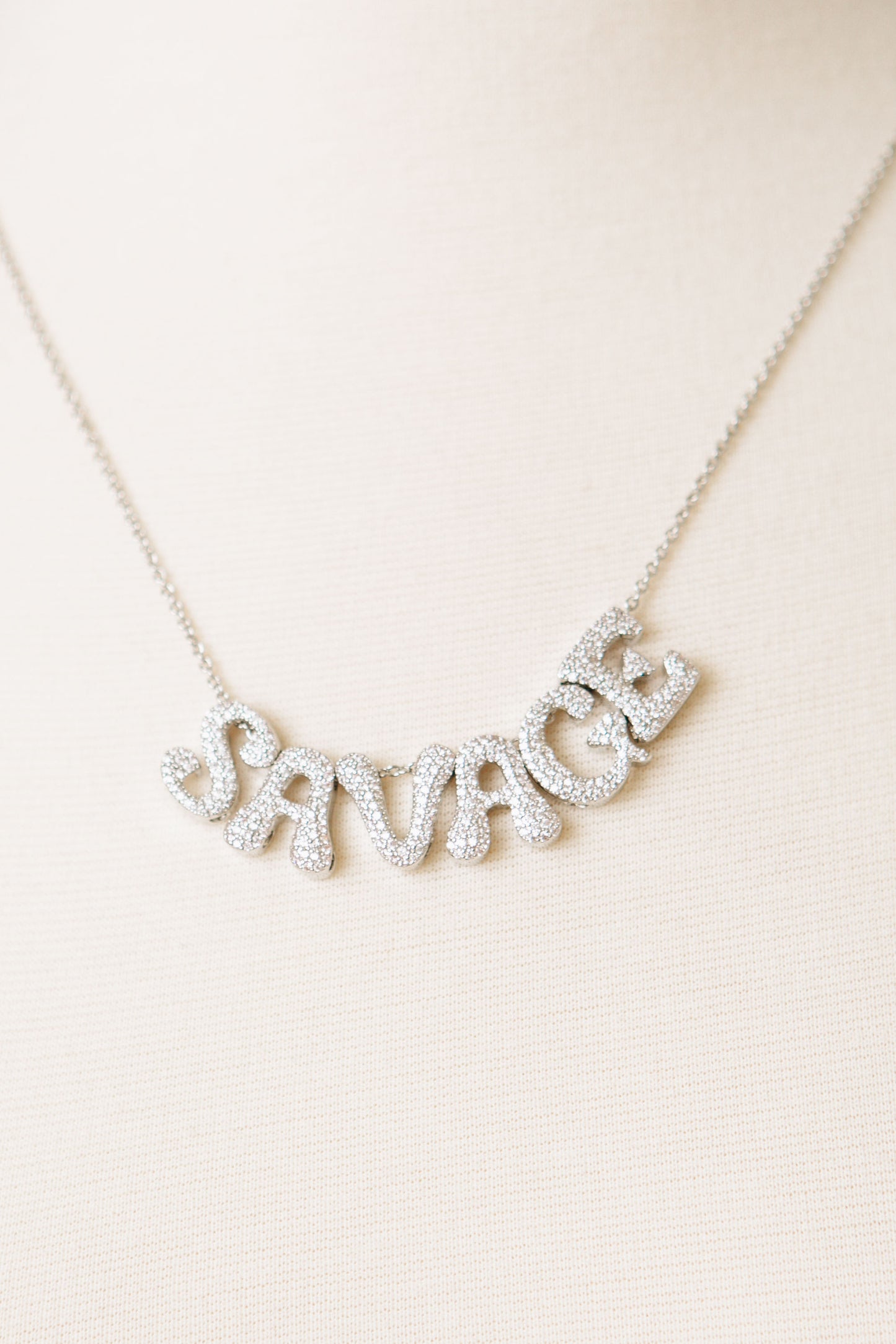 EXOI Custom  Savage Hearts - Crystal Necklace