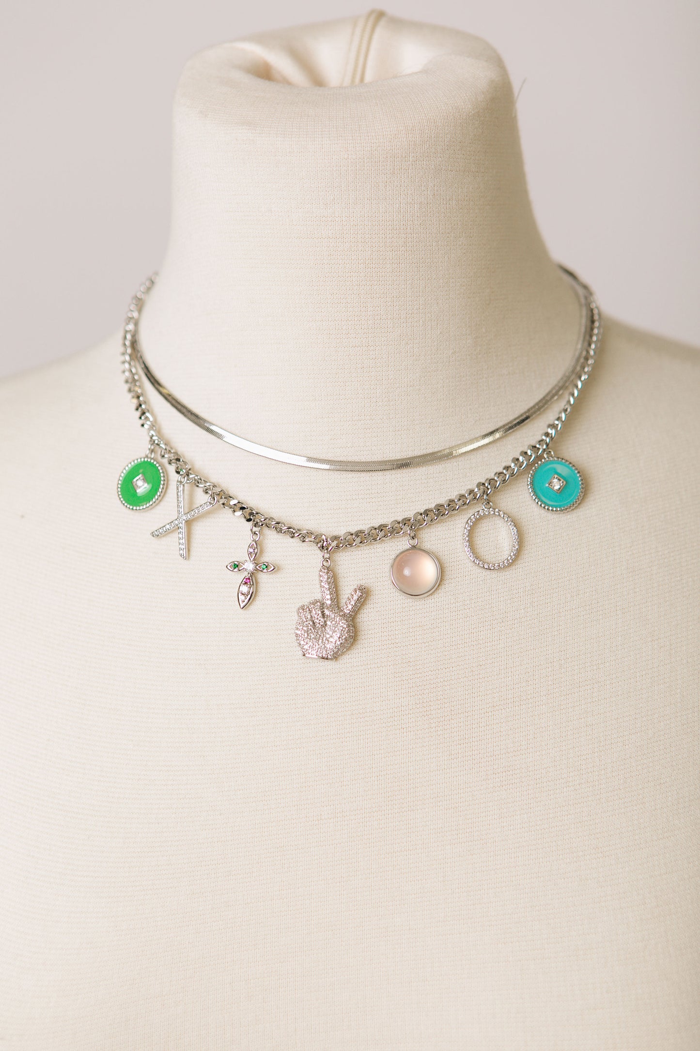 EXOI Custom Shalom Charm Necklace