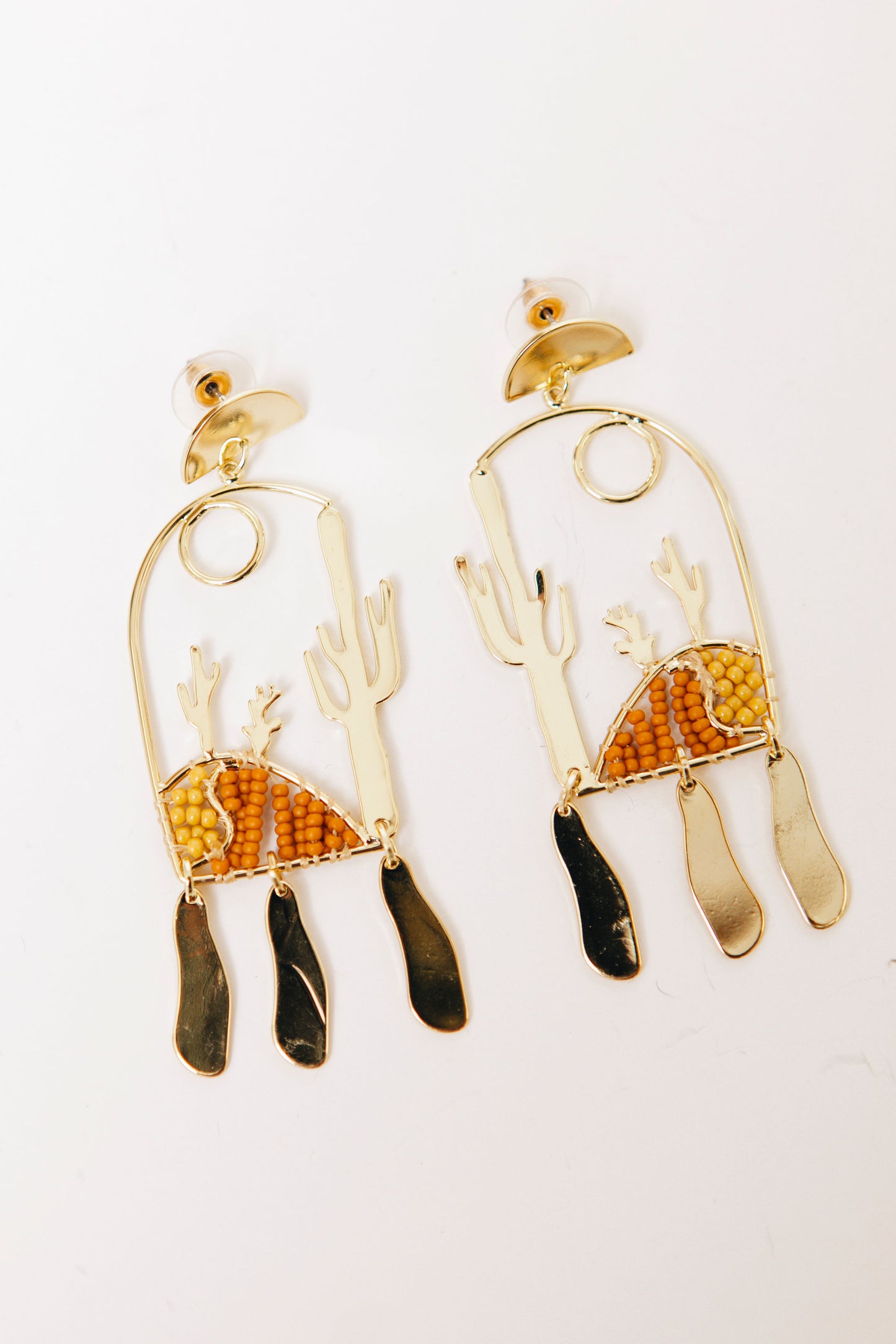 EXOI Custom Desert Dweller Seed Bead Earrings