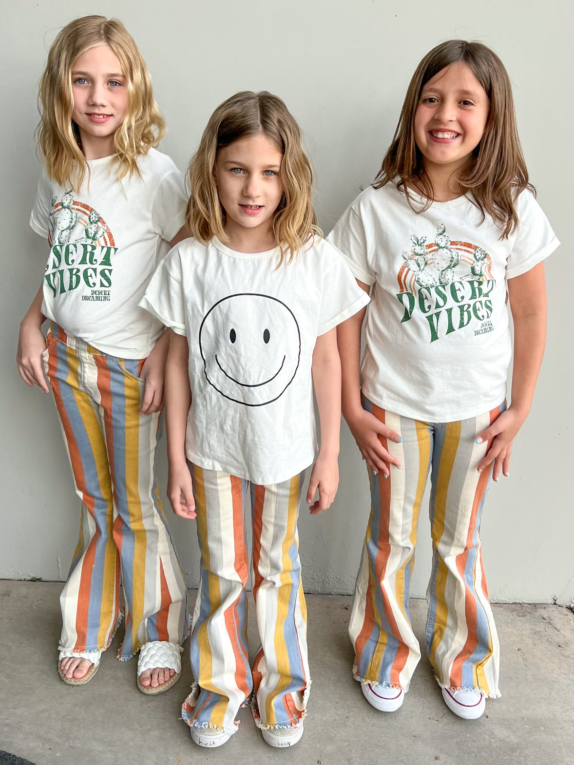 Mommy and Me Kids Stripe Denim Pants (S-L)