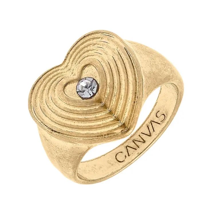 Canvas - Zoey Heart Ring