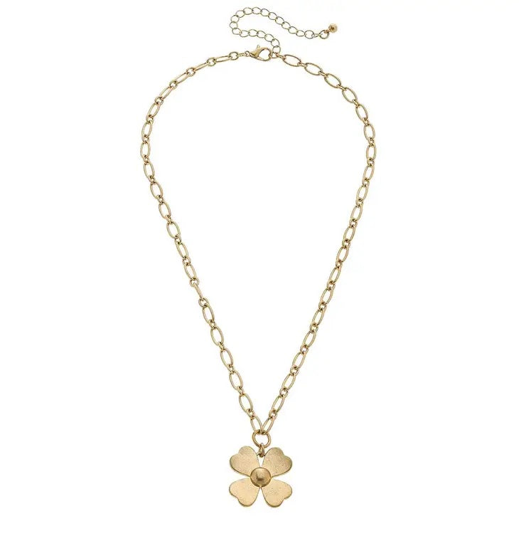 Canvas - Ainsley Flower Charm Necklace